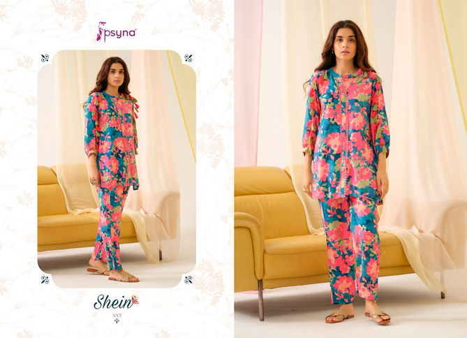 Shein Vol 1 By Psyna Summer Wear Cord Set Ladies Top With Pants Wholesalers In Delhi